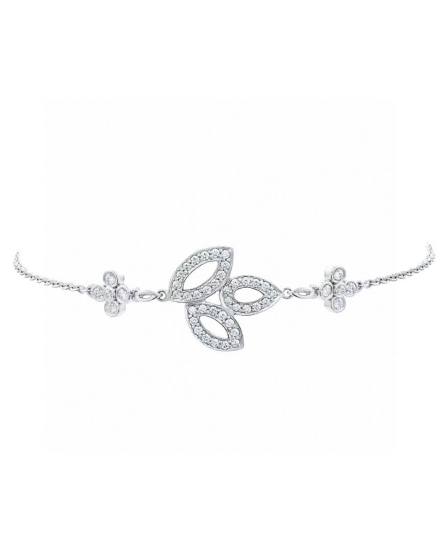 Harry Winston Leaf Diamond Bracelet